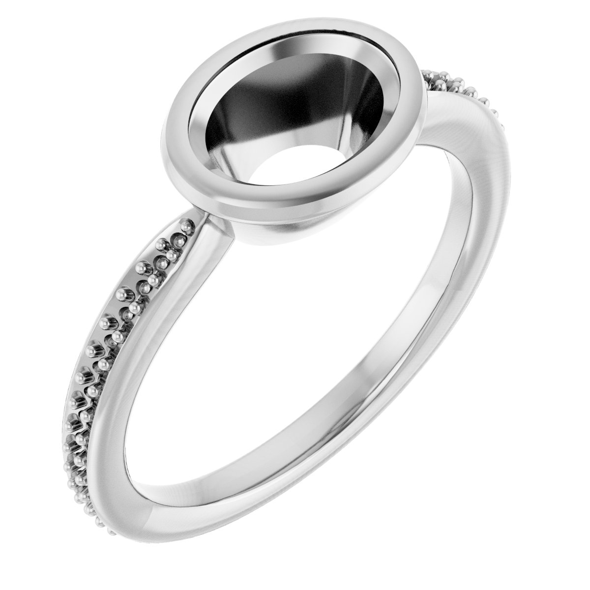 Bezel-Set Solitaire Ring