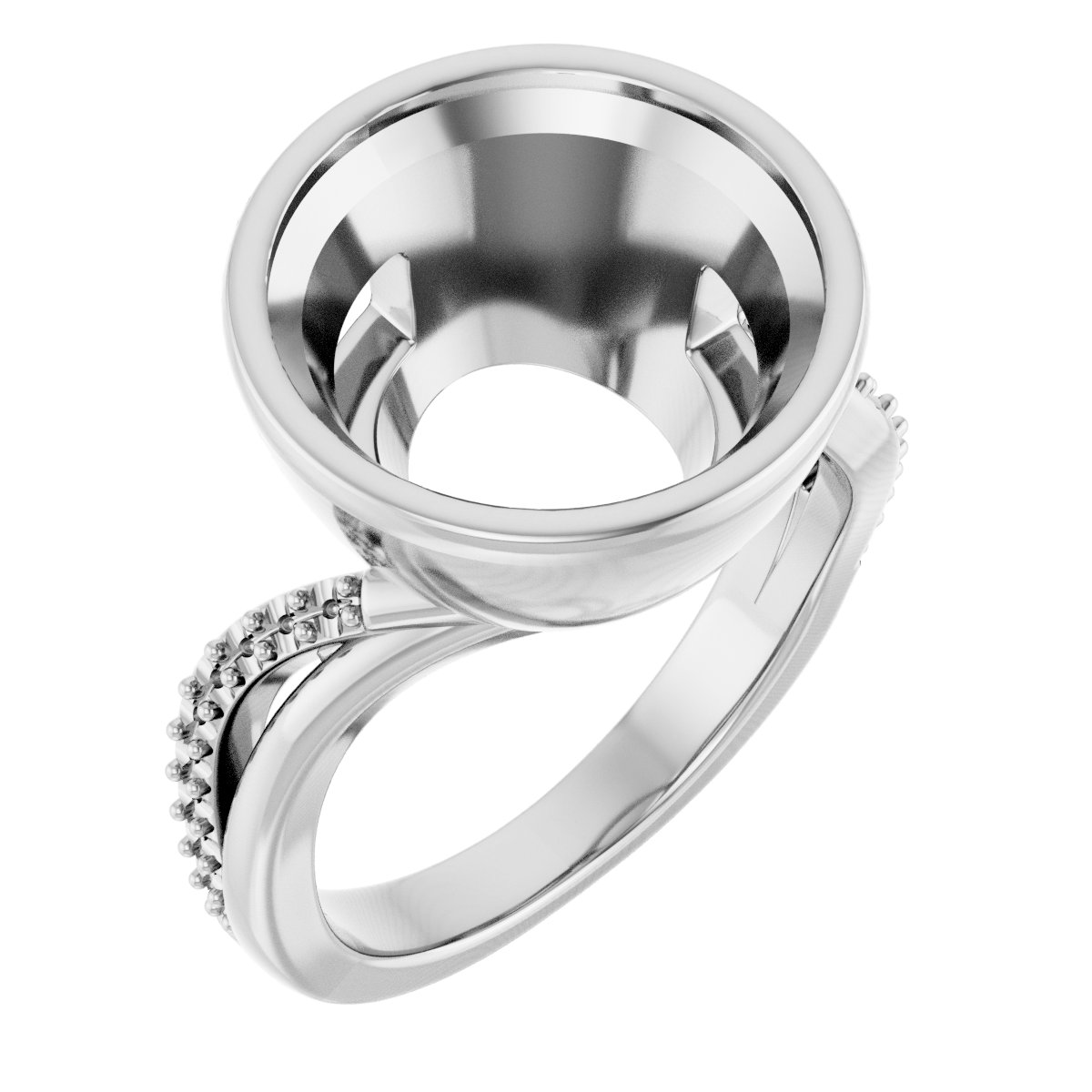 Bezel-Set Engagement Ring