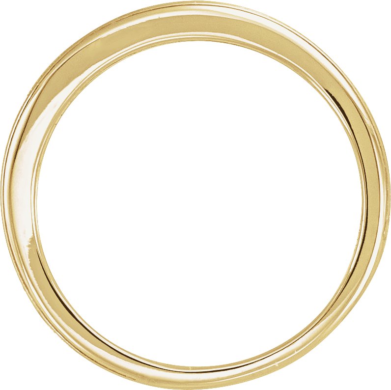Alternative view of Contour Band – 14K Yellow Gold
