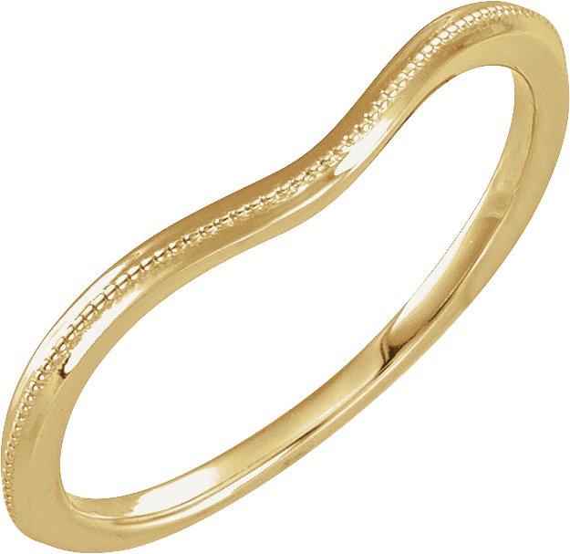 Contour Band – 14K Yellow Gold