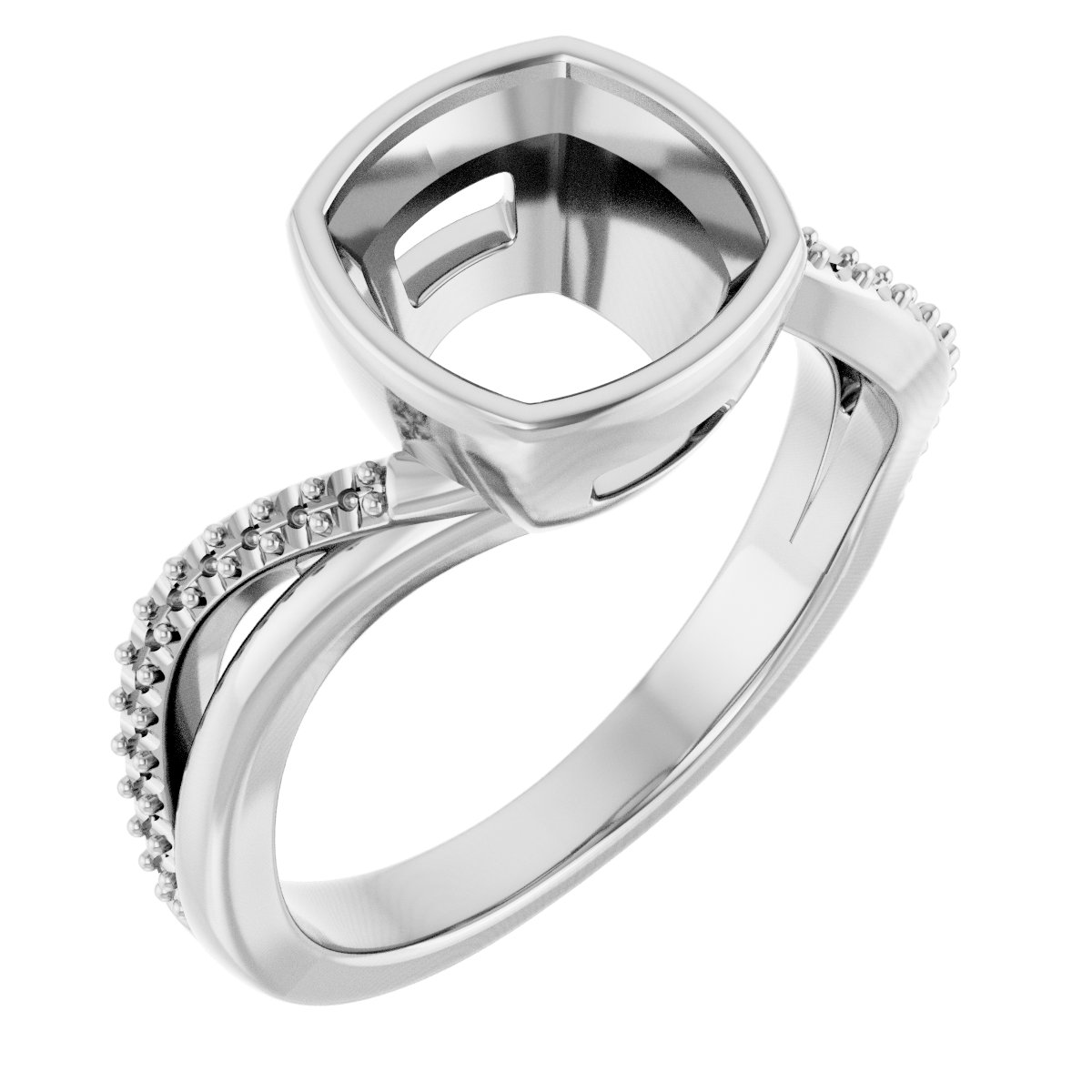 Bezel-Set Engagement Ring