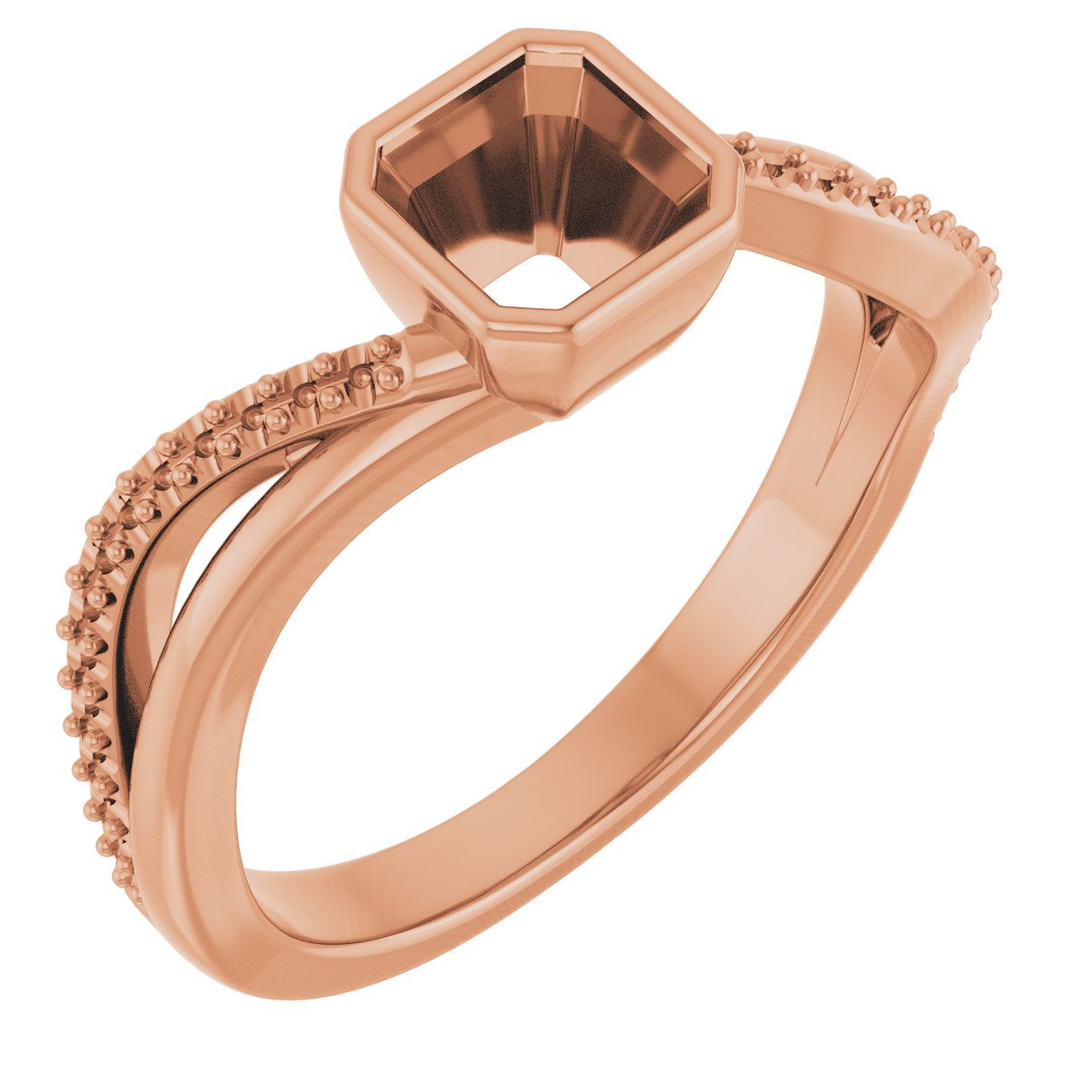 Bezel-Set Engagement Ring
