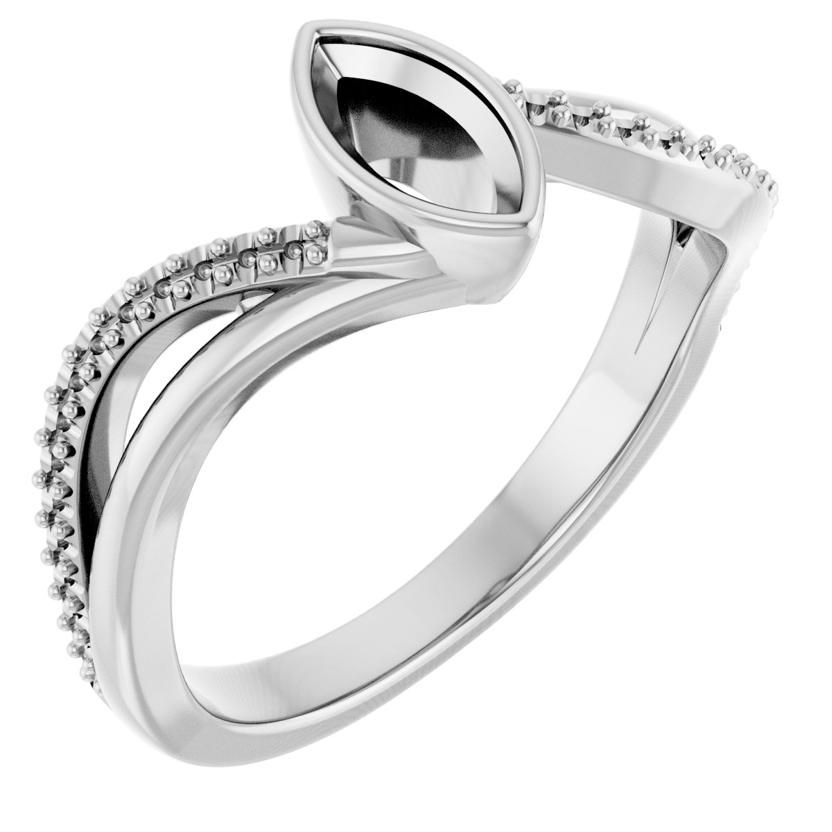 Bezel-Set Engagement Ring