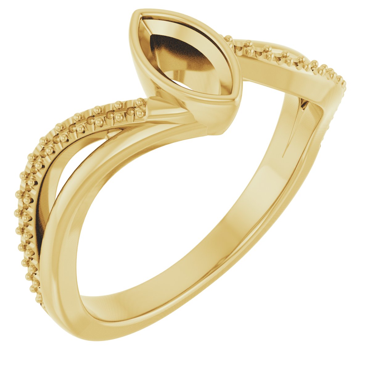 Bezel-Set Engagement Ring