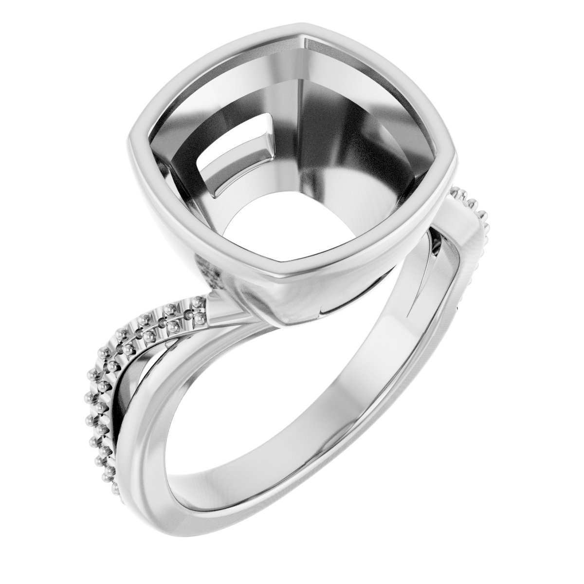 Bezel-Set Engagement Ring