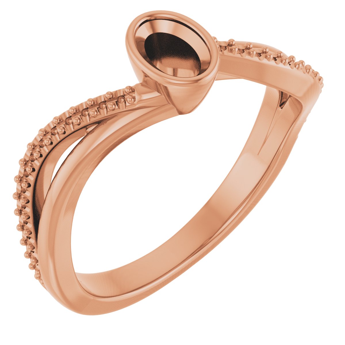 Bezel-Set Engagement Ring