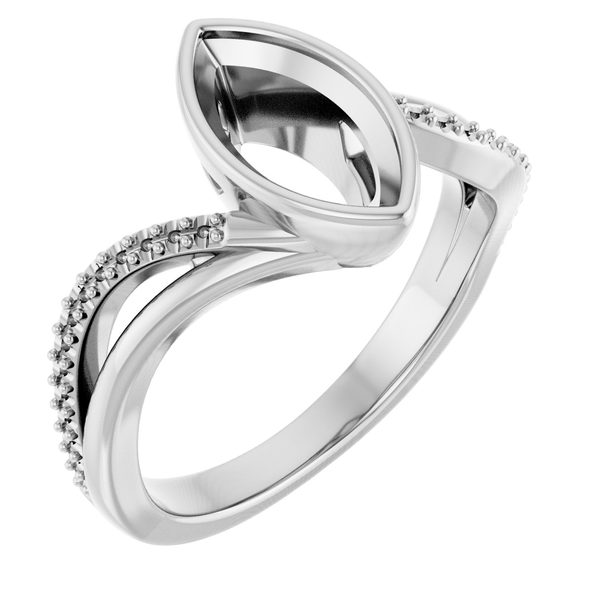 Bezel-Set Engagement Ring