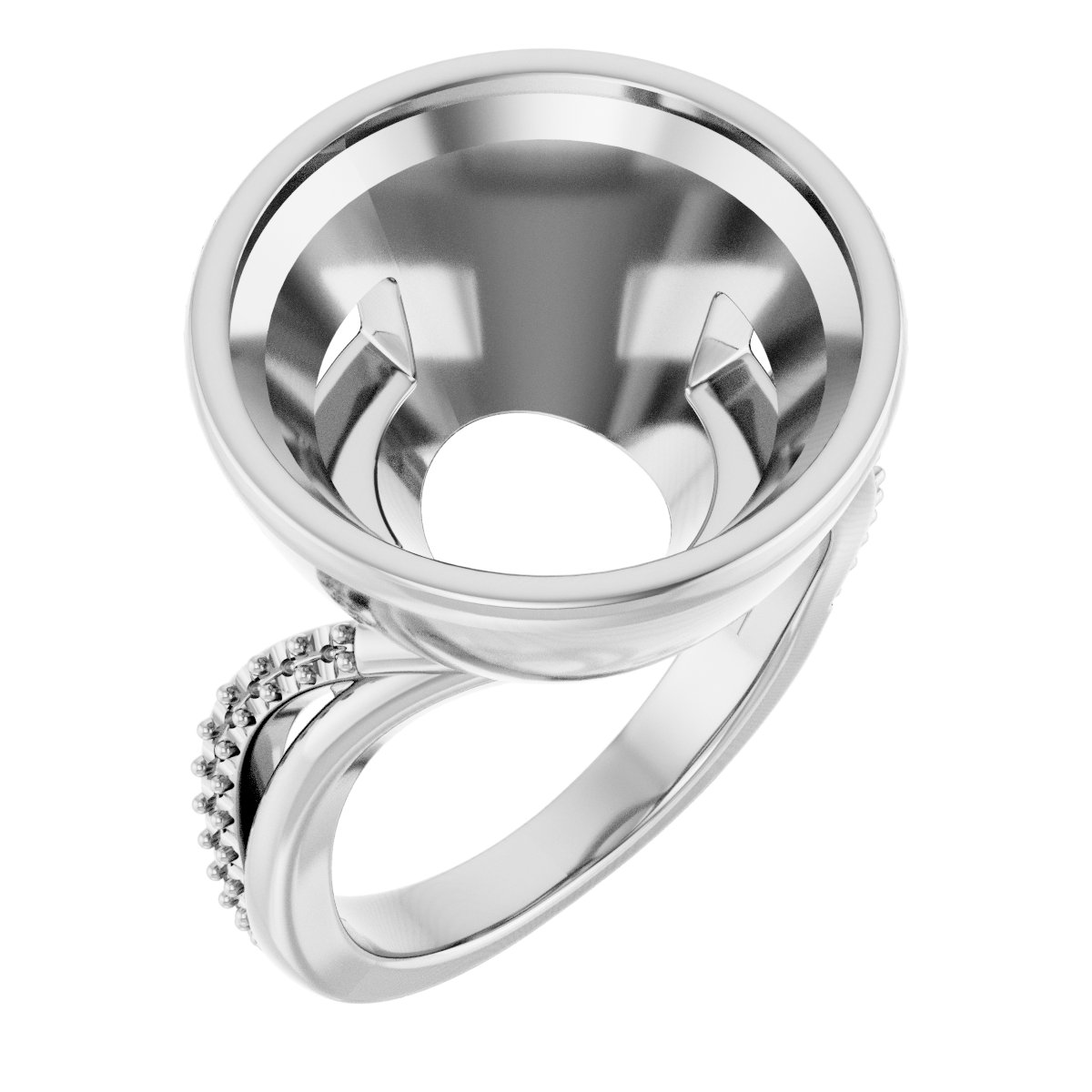 Bezel-Set Engagement Ring