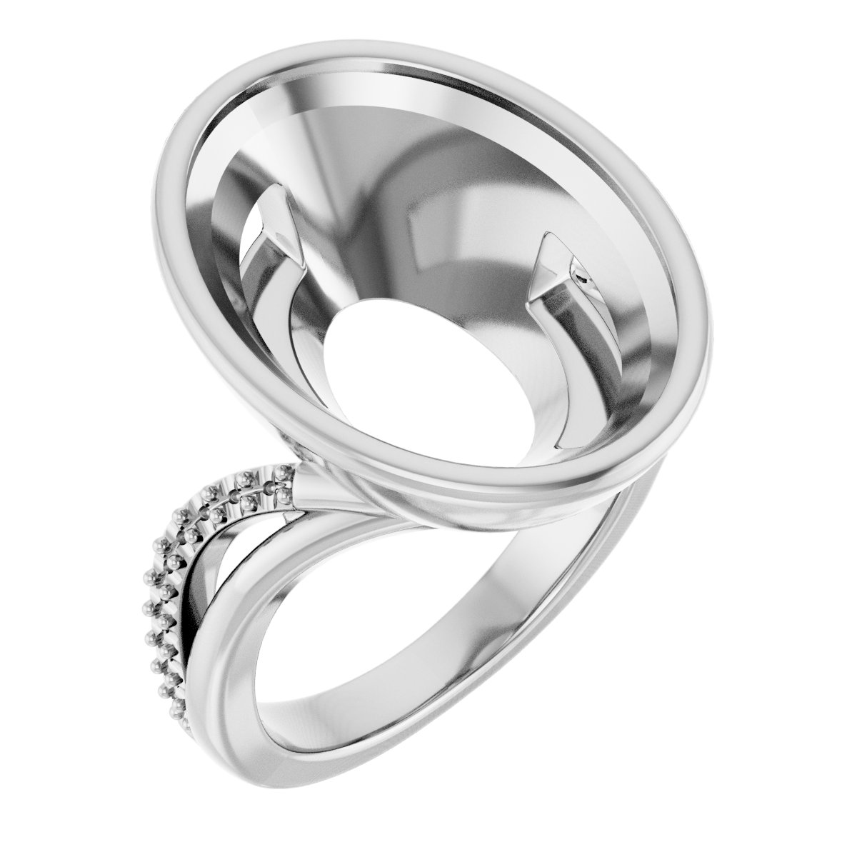 Bezel-Set Engagement Ring