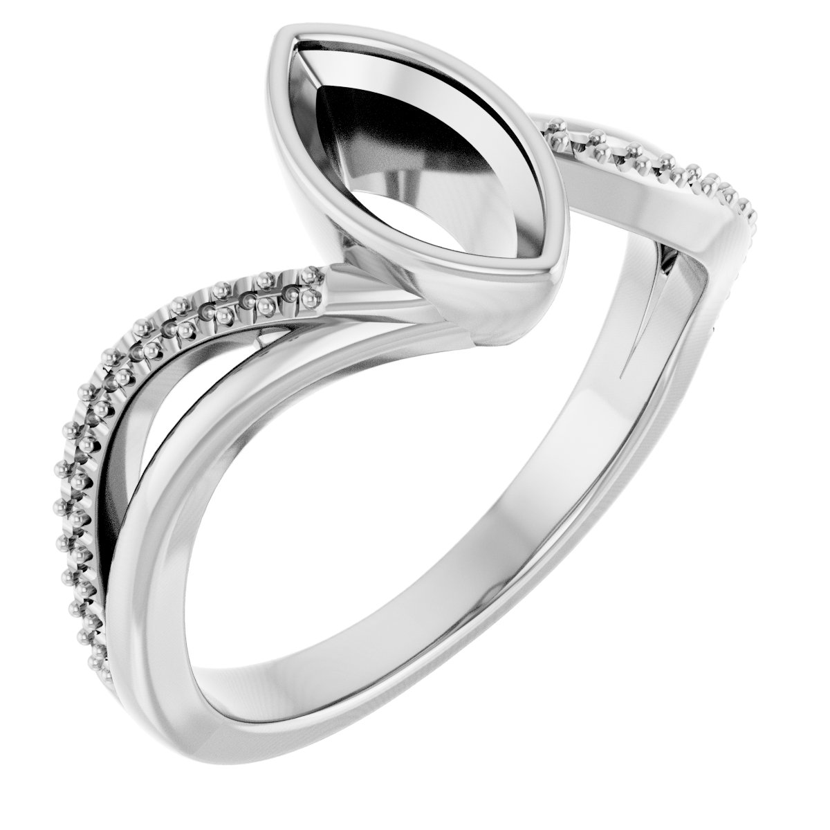 Bezel-Set Engagement Ring