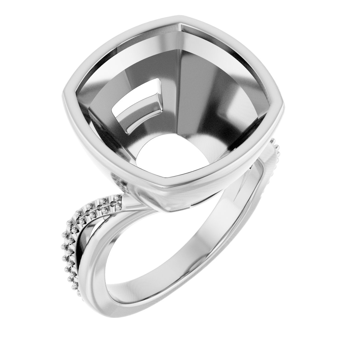 Bezel-Set Engagement Ring