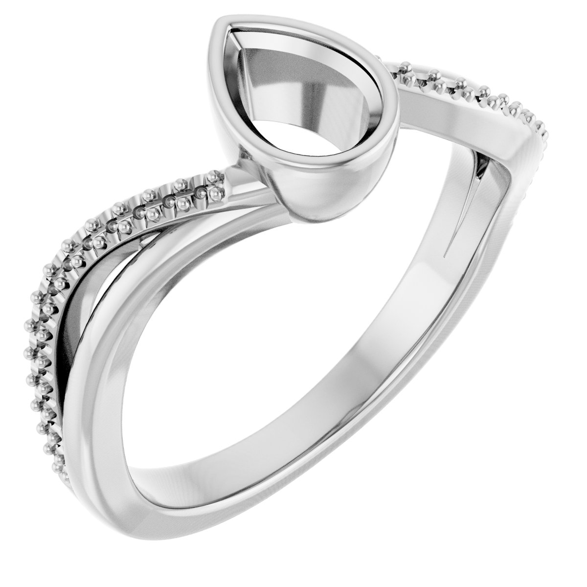 Bezel-Set Engagement Ring
