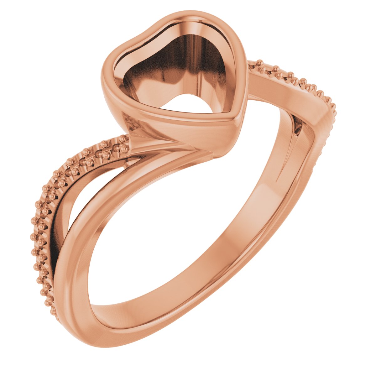 Bezel-Set Engagement Ring