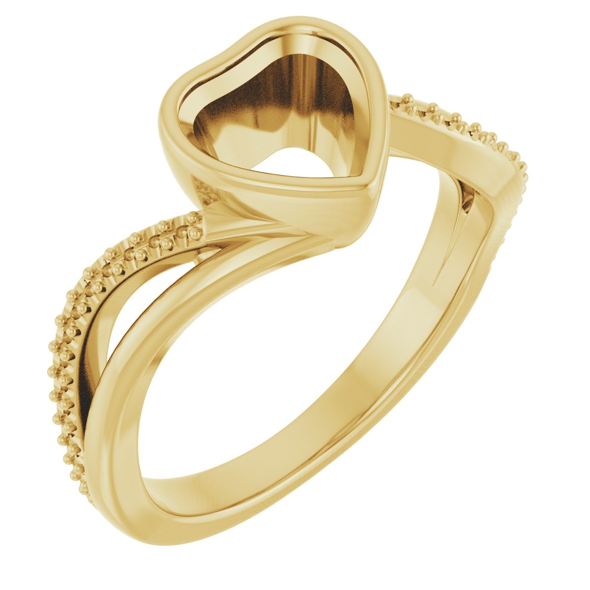 Bezel-Set Engagement Ring