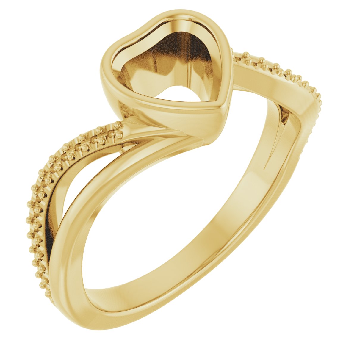 Bezel-Set Engagement Ring