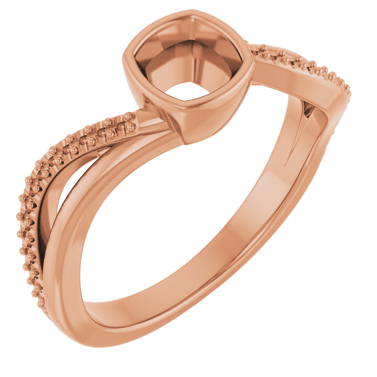 Bezel-Set Engagement Ring