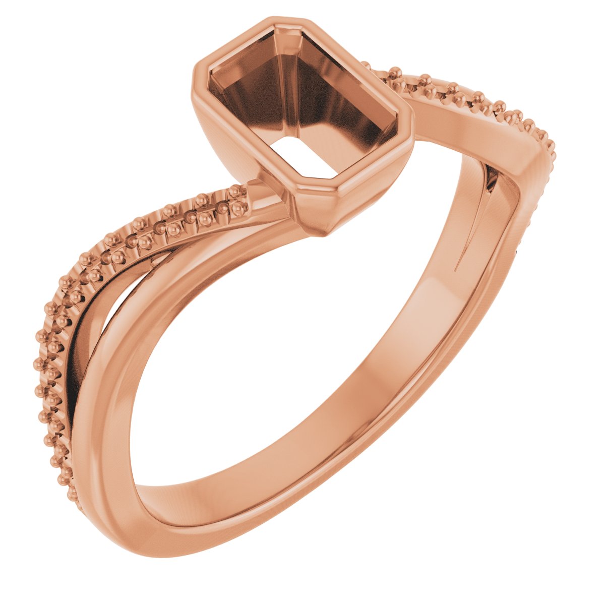 Bezel-Set Engagement Ring