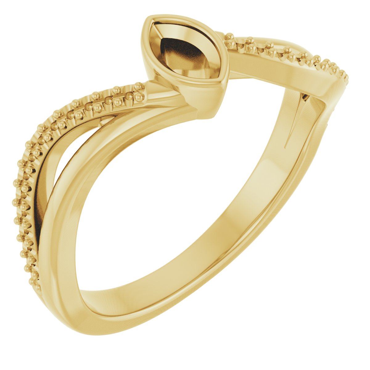 Bezel-Set Engagement Ring