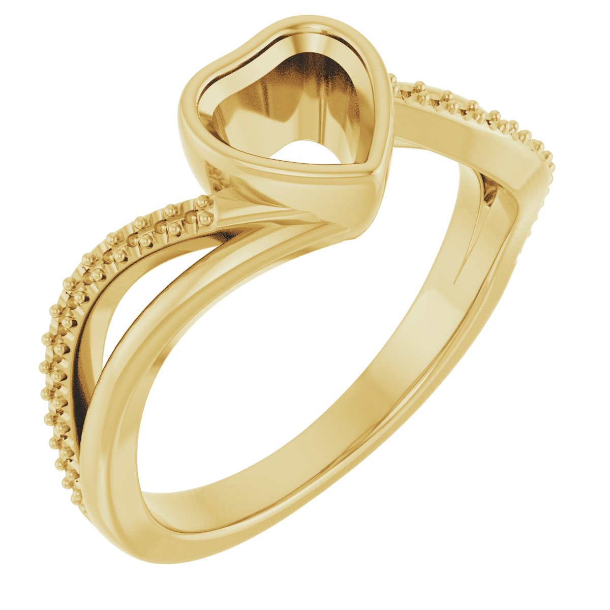 Bezel-Set Engagement Ring
