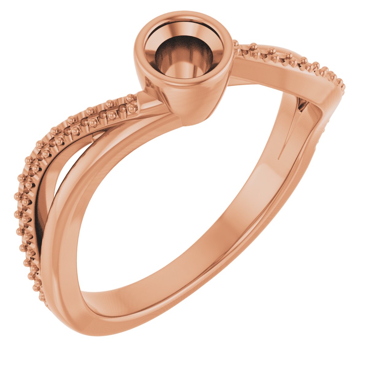 Bezel-Set Engagement Ring