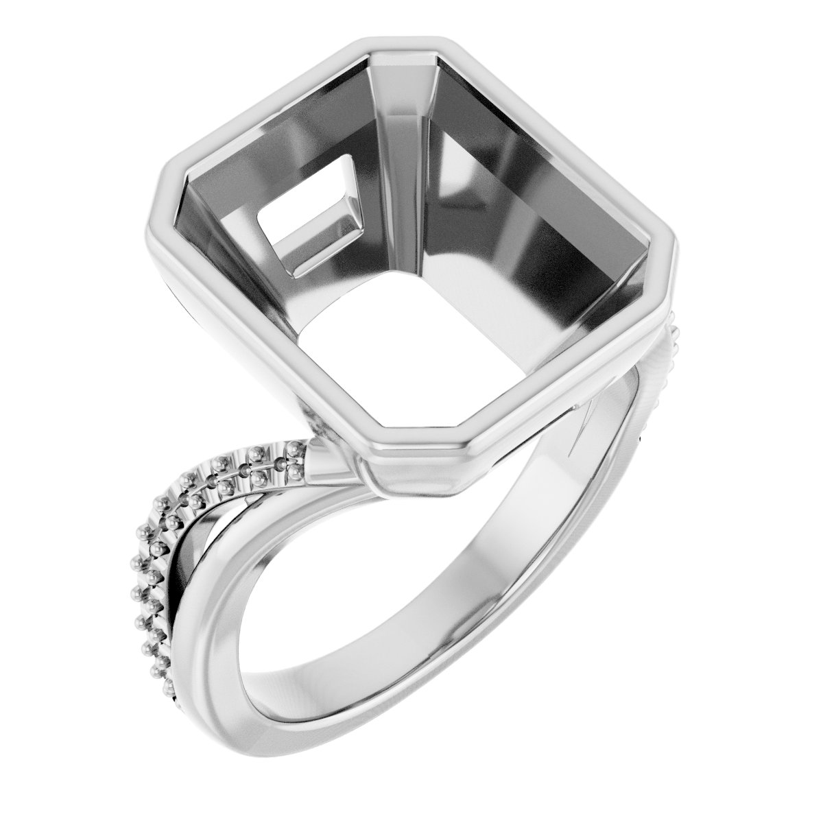 Bezel-Set Engagement Ring
