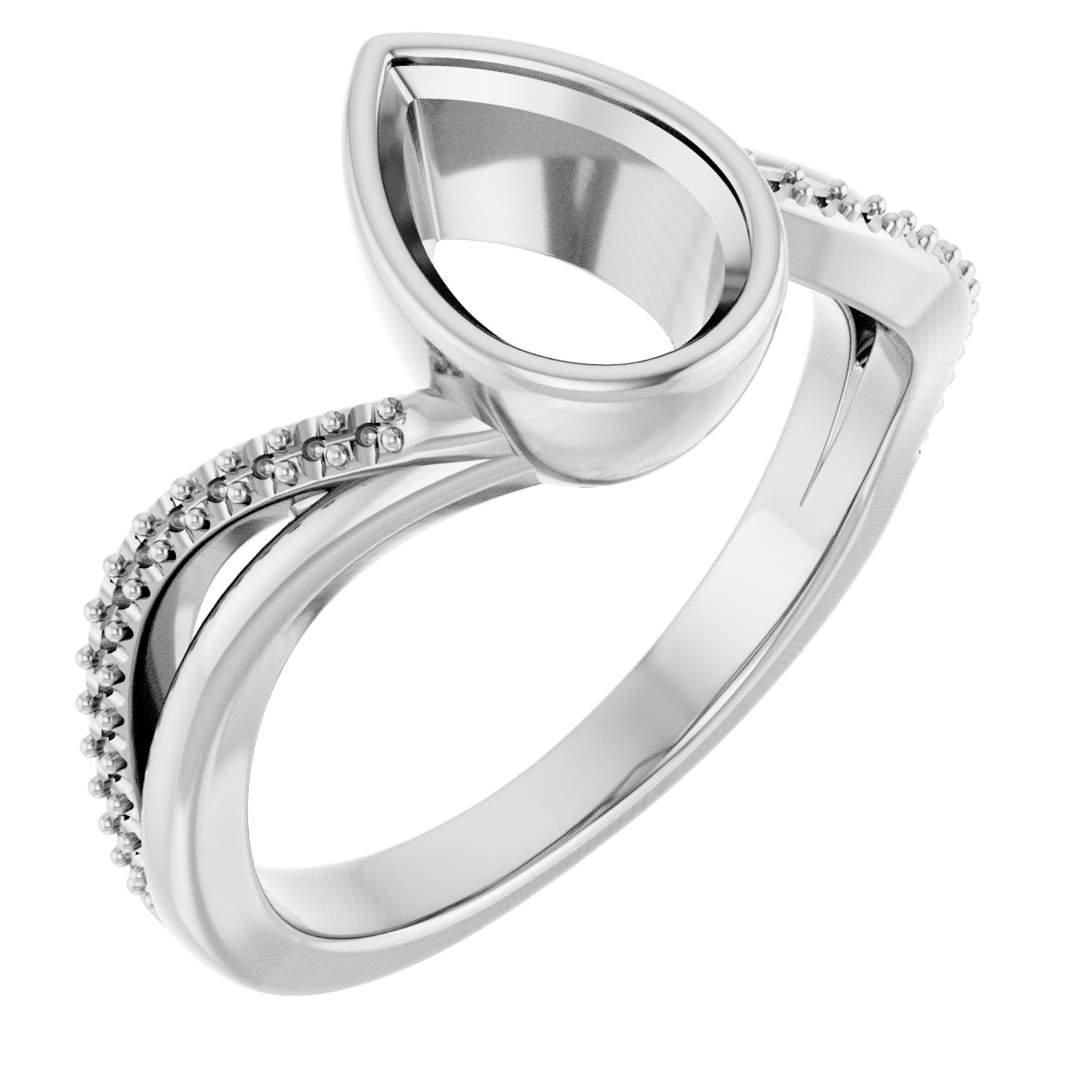 Bezel-Set Engagement Ring