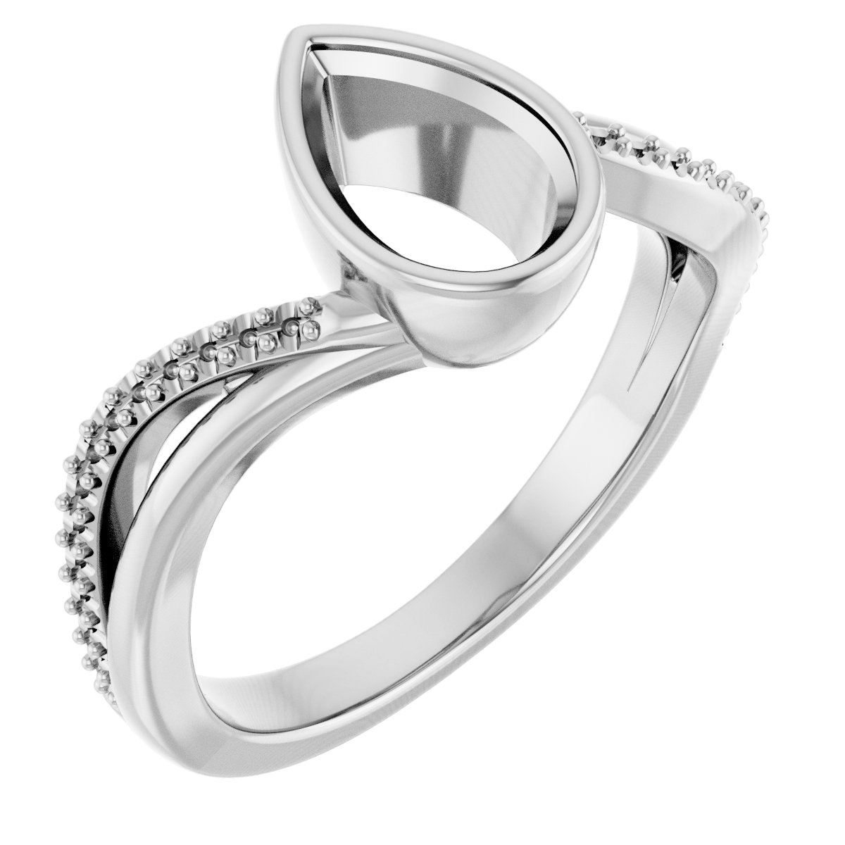 Bezel-Set Engagement Ring