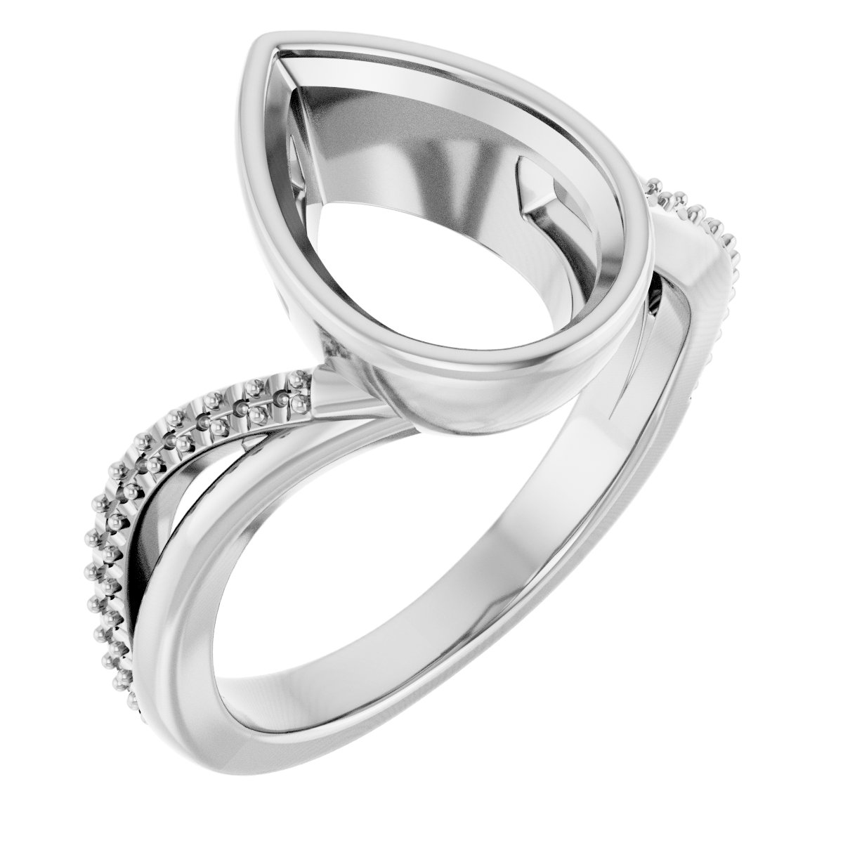 Bezel-Set Engagement Ring