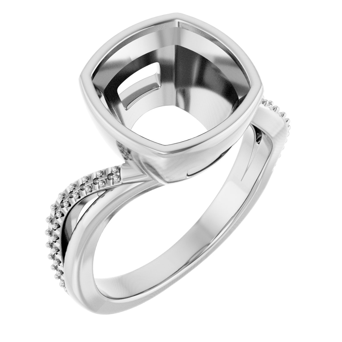 Bezel-Set Engagement Ring
