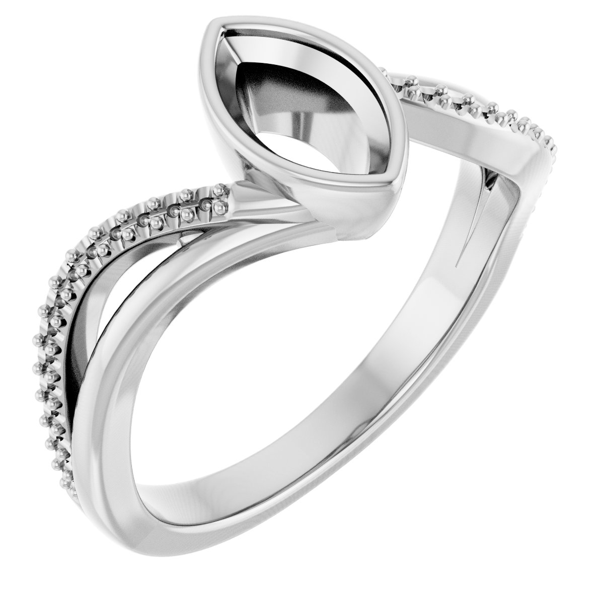 Bezel-Set Engagement Ring