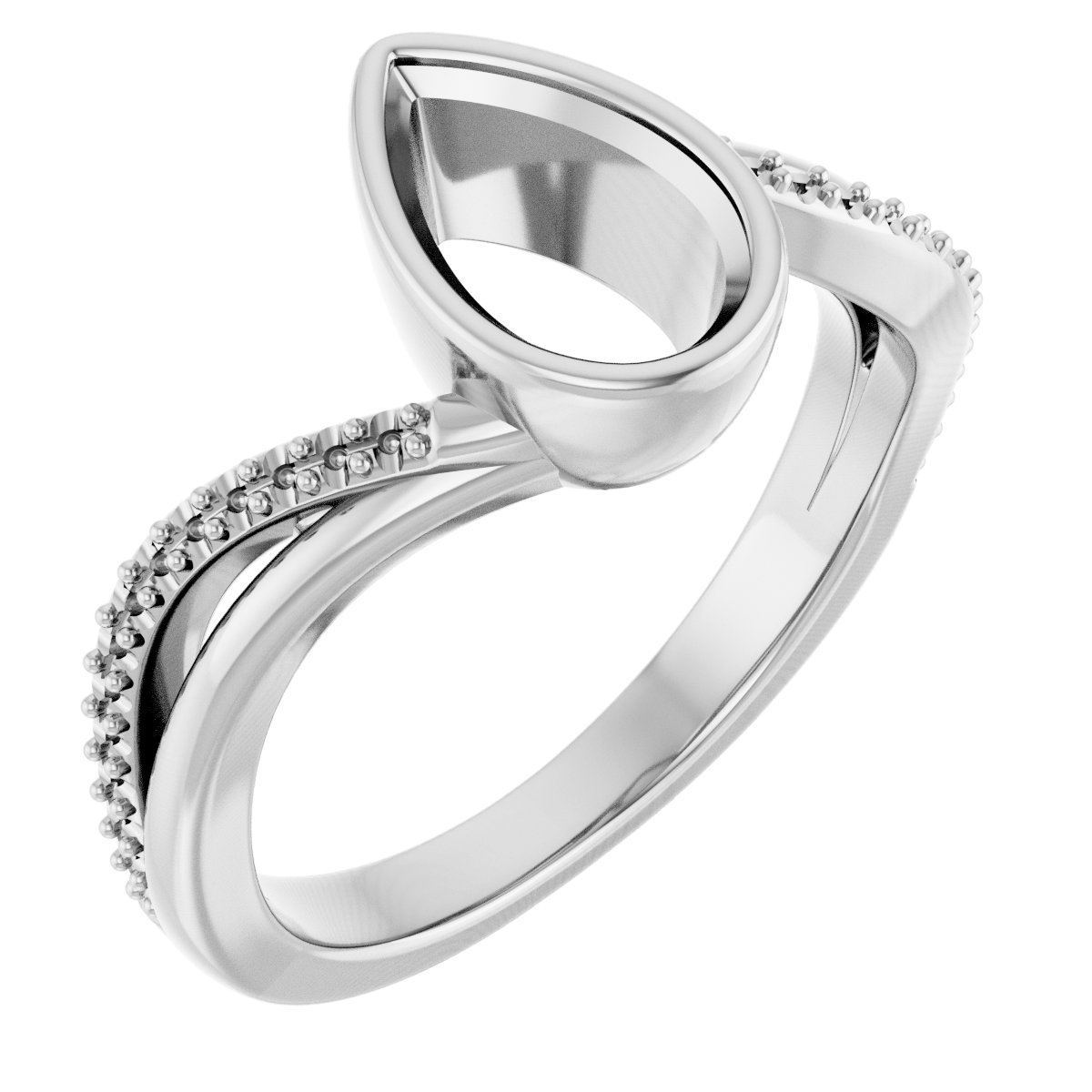 Bezel-Set Engagement Ring