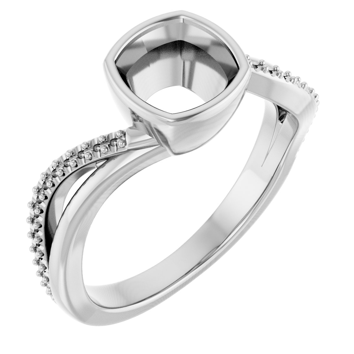 Bezel-Set Engagement Ring