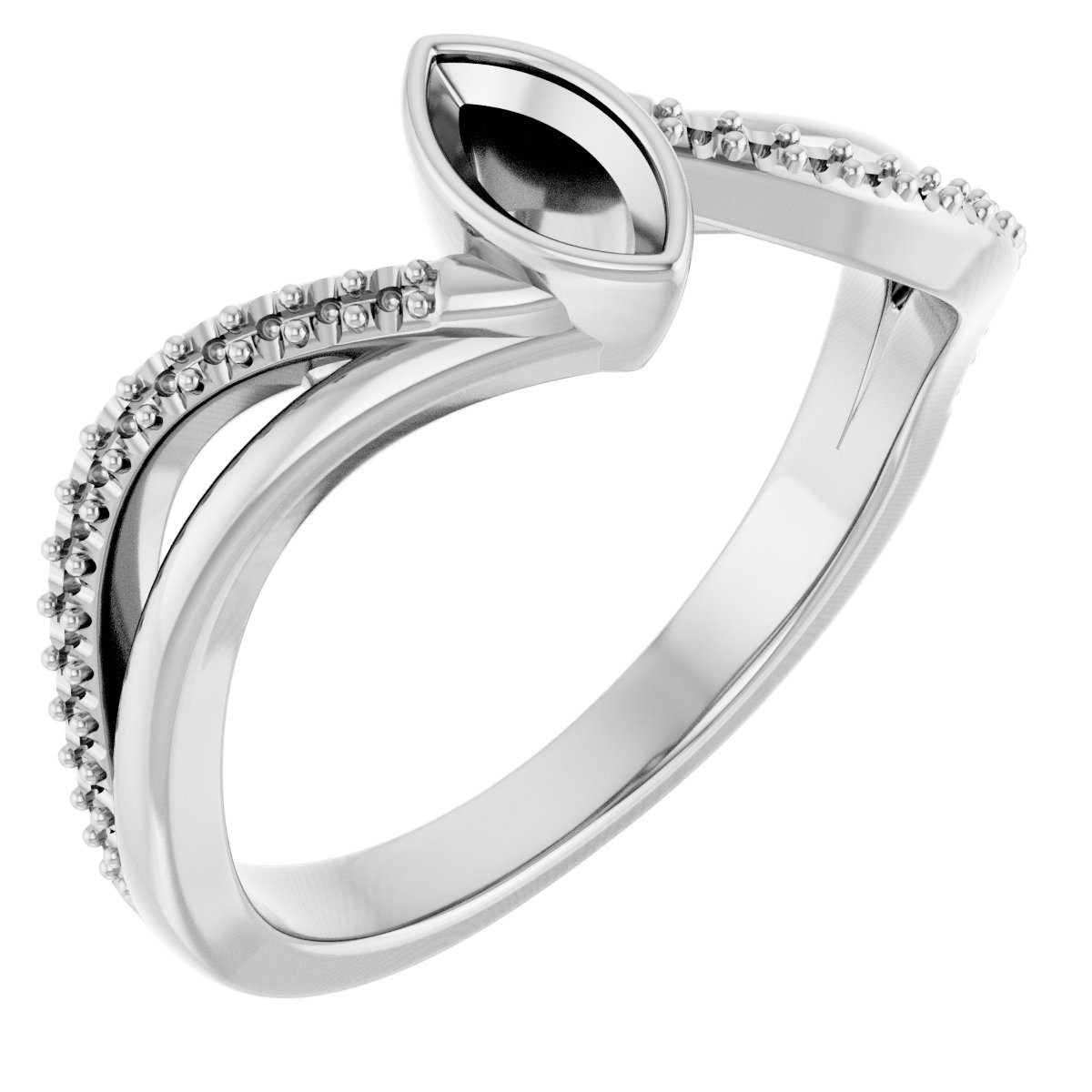 Bezel-Set Engagement Ring