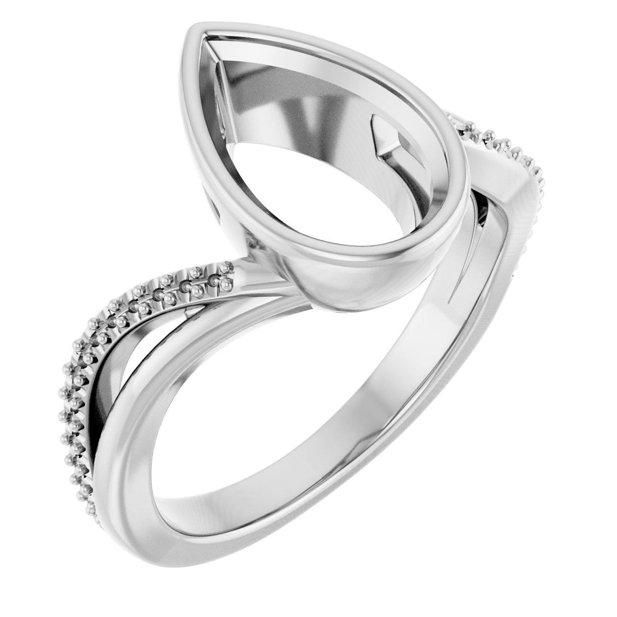 Bezel-Set Engagement Ring