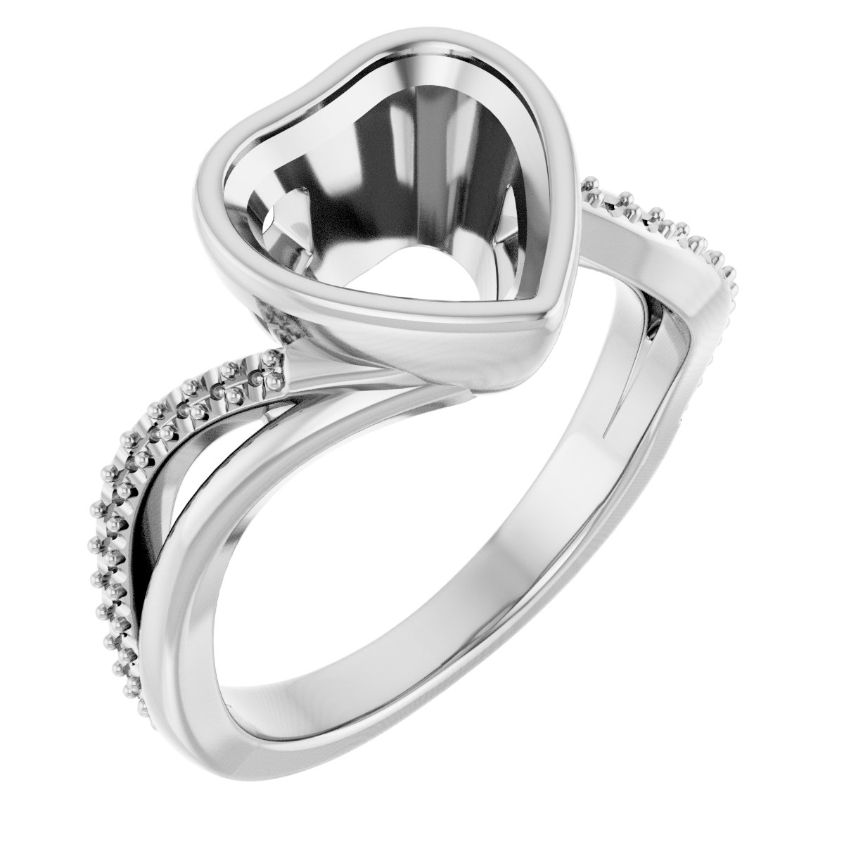Bezel-Set Engagement Ring