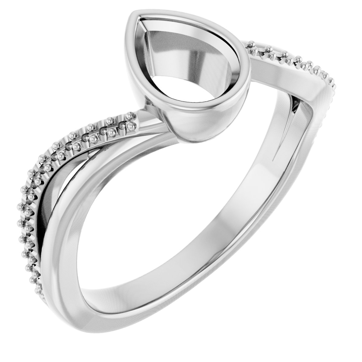 Bezel-Set Engagement Ring