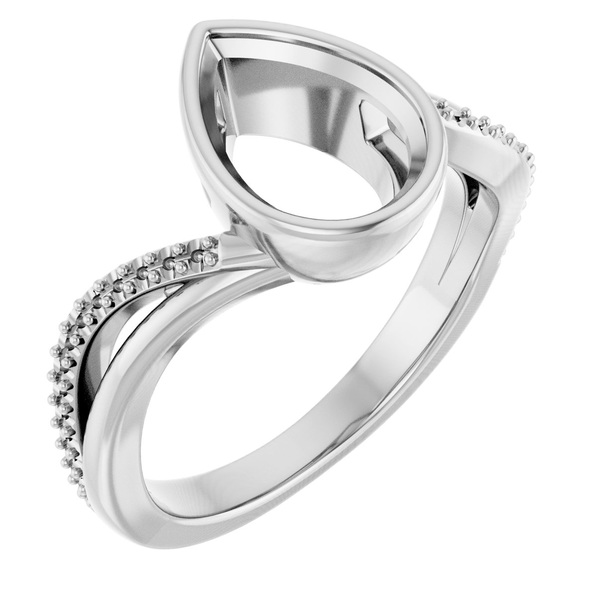 Bezel-Set Engagement Ring