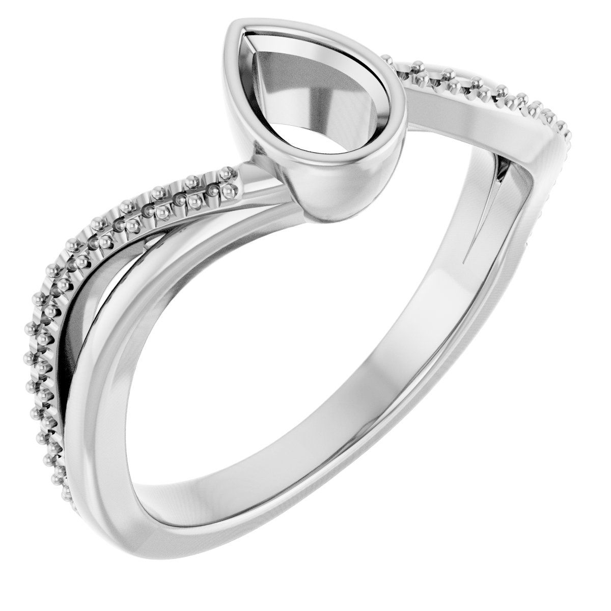 Bezel-Set Engagement Ring