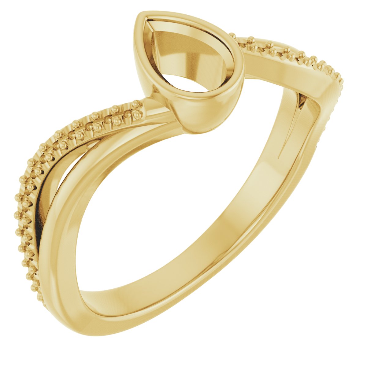 Bezel-Set Engagement Ring