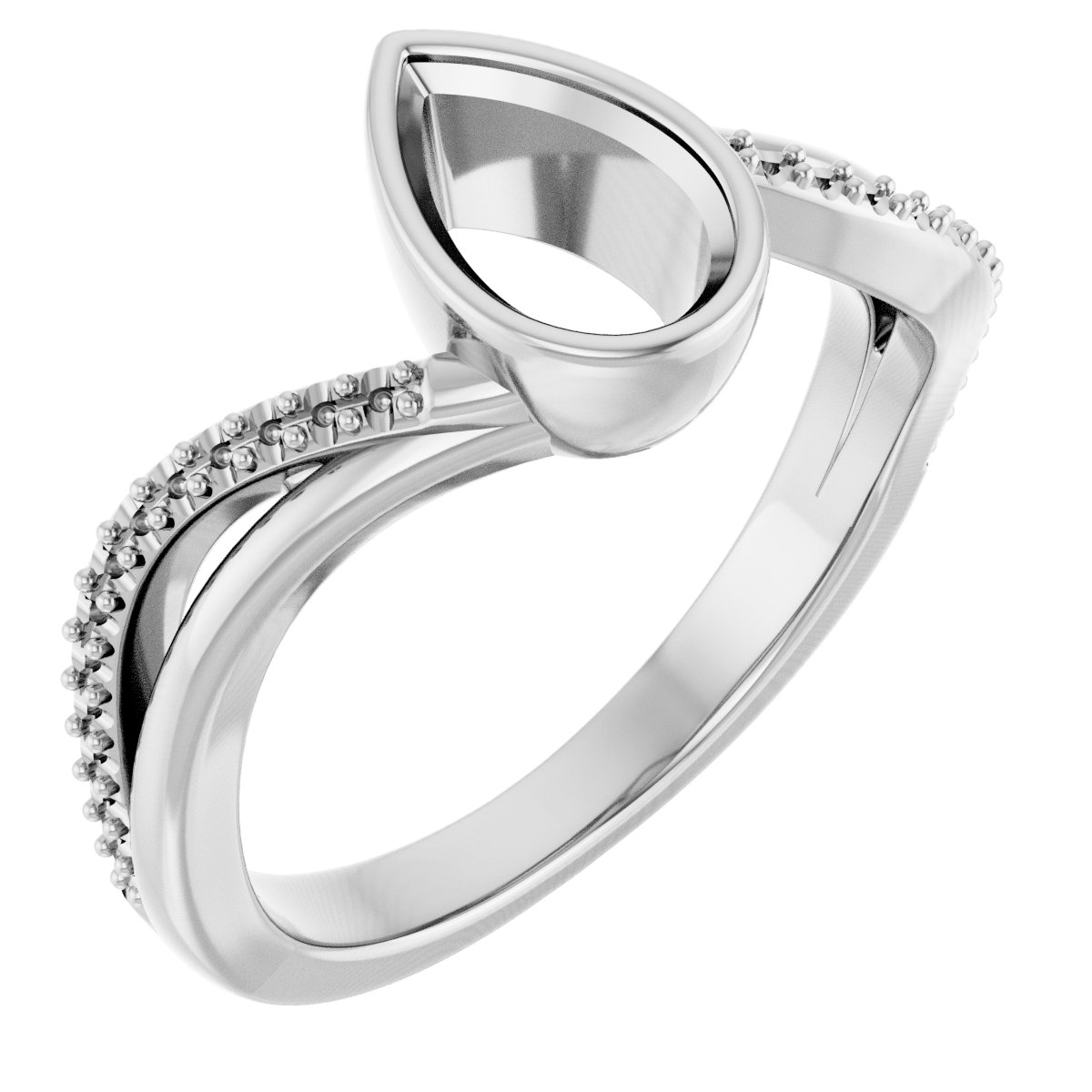 Bezel-Set Engagement Ring