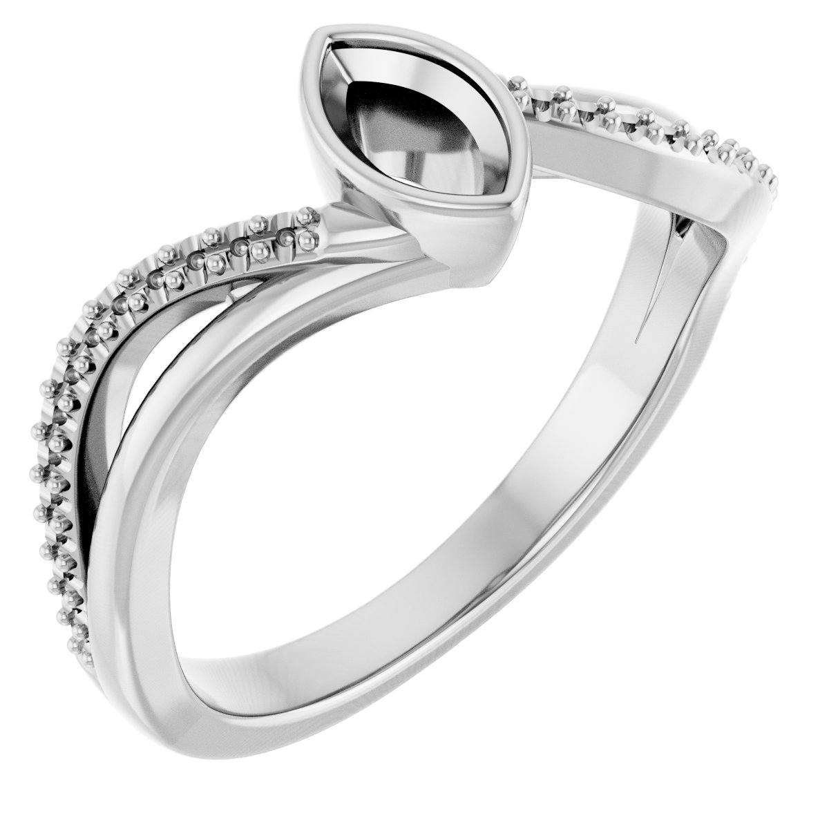 Bezel-Set Engagement Ring