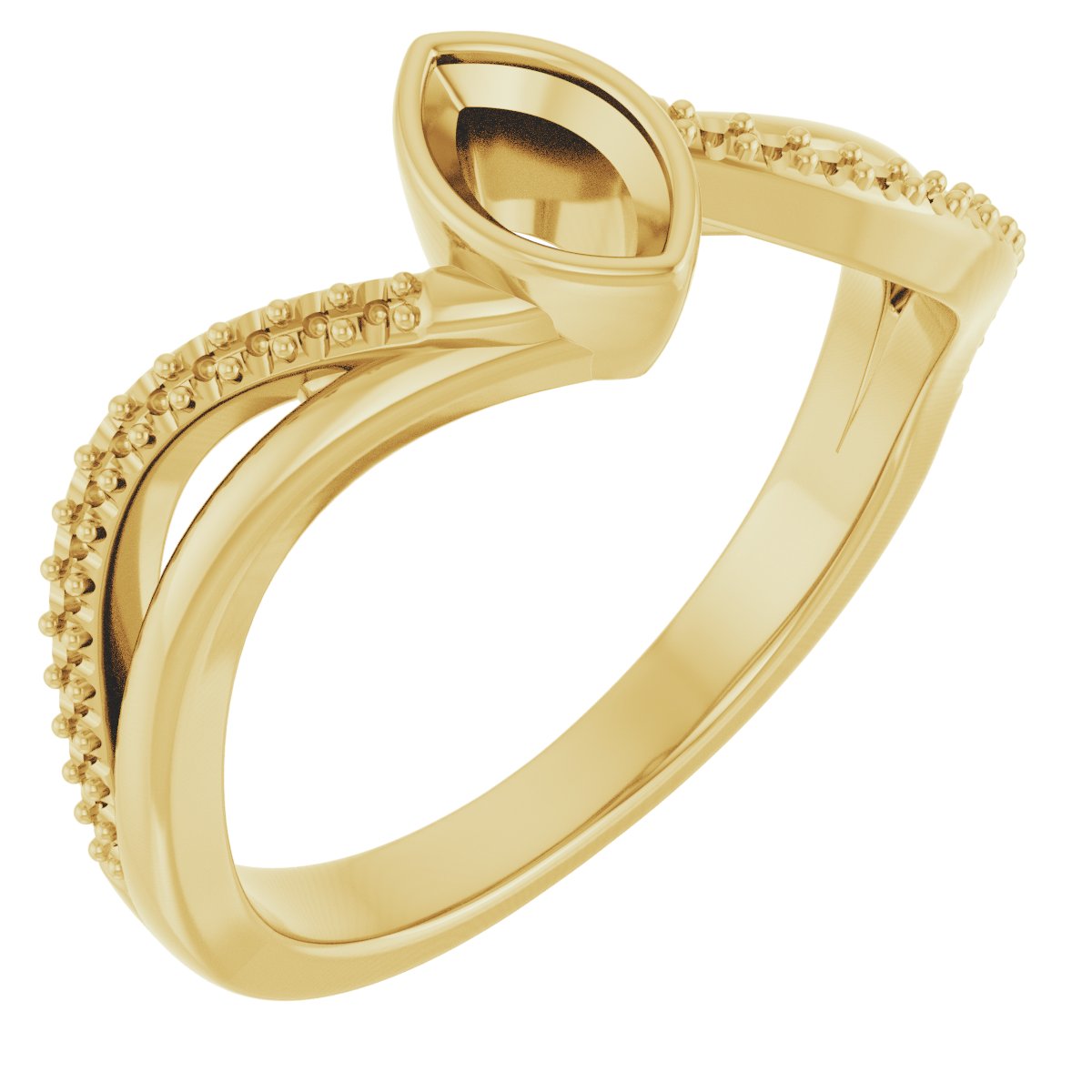 Bezel-Set Engagement Ring