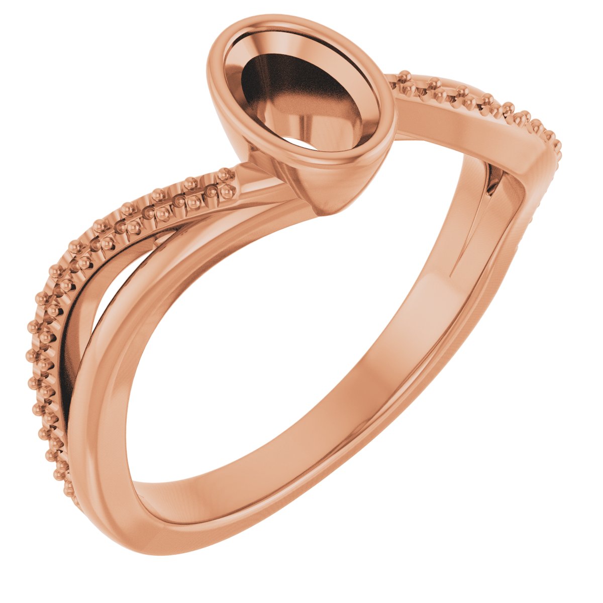 Bezel-Set Engagement Ring
