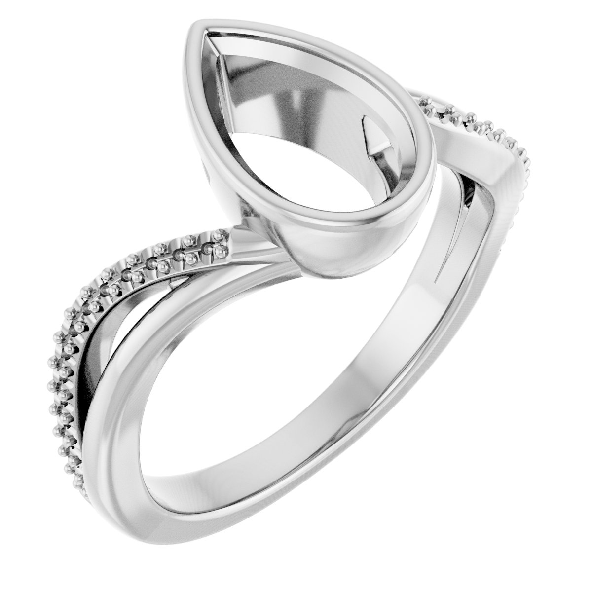 Bezel-Set Engagement Ring