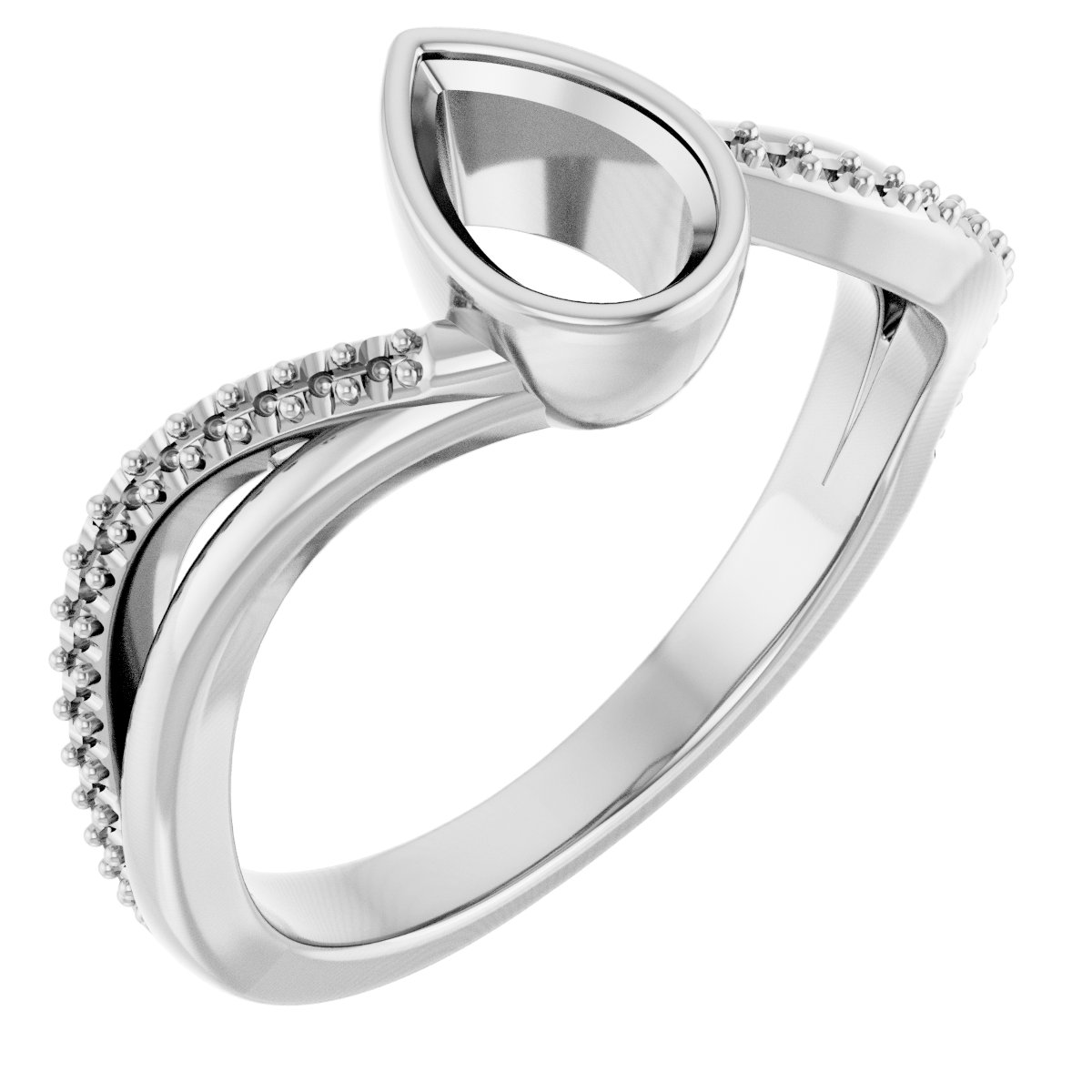Bezel-Set Engagement Ring