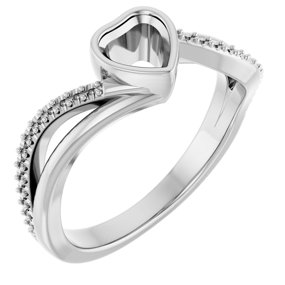 Bezel-Set Engagement Ring