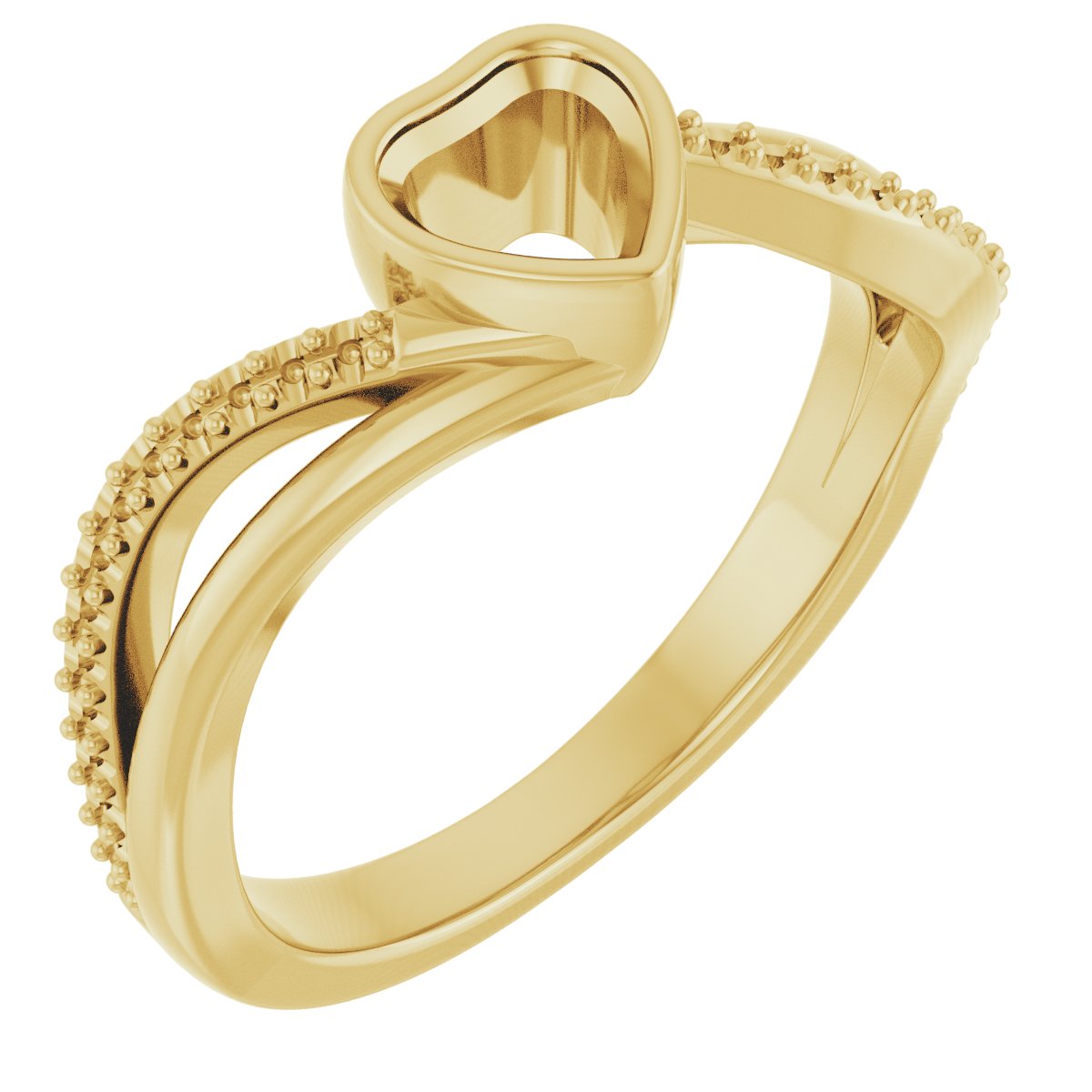 Bezel-Set Engagement Ring