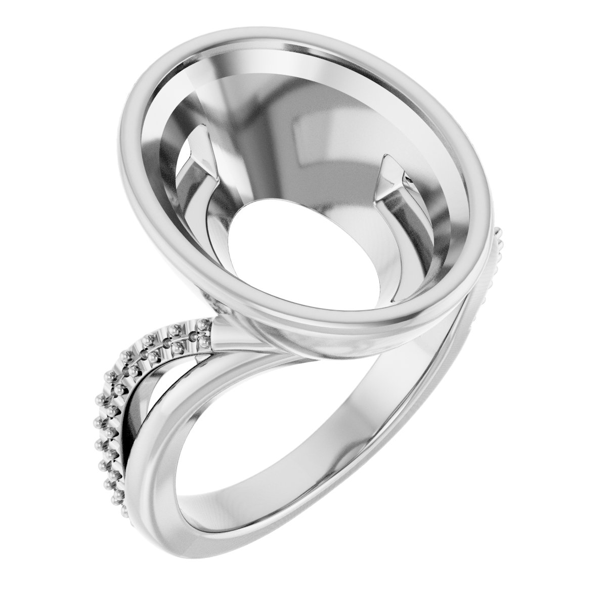 Bezel-Set Engagement Ring