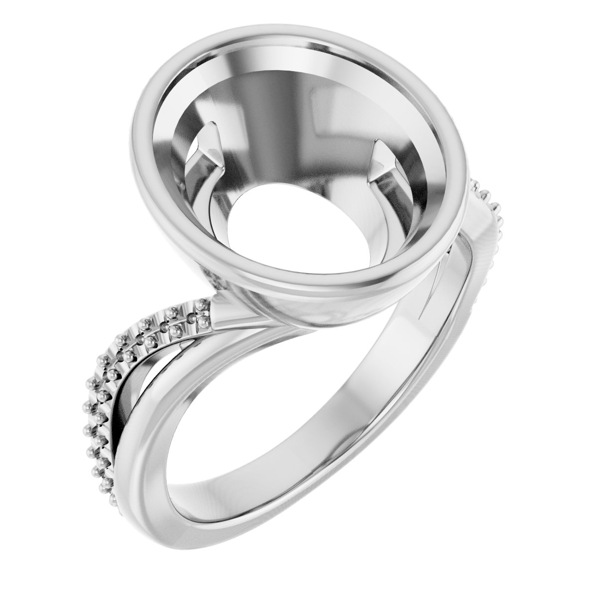 Bezel-Set Engagement Ring