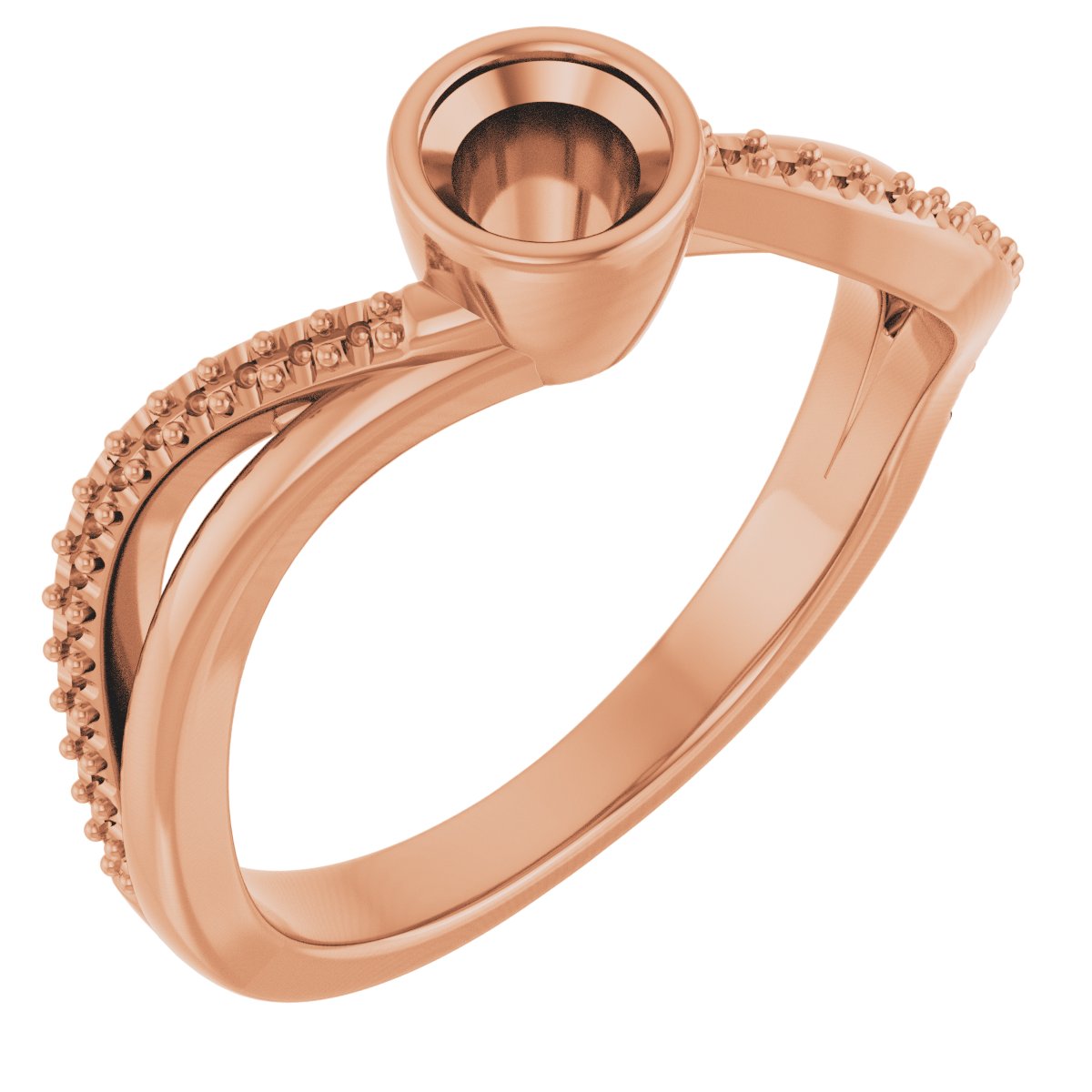 Bezel-Set Engagement Ring